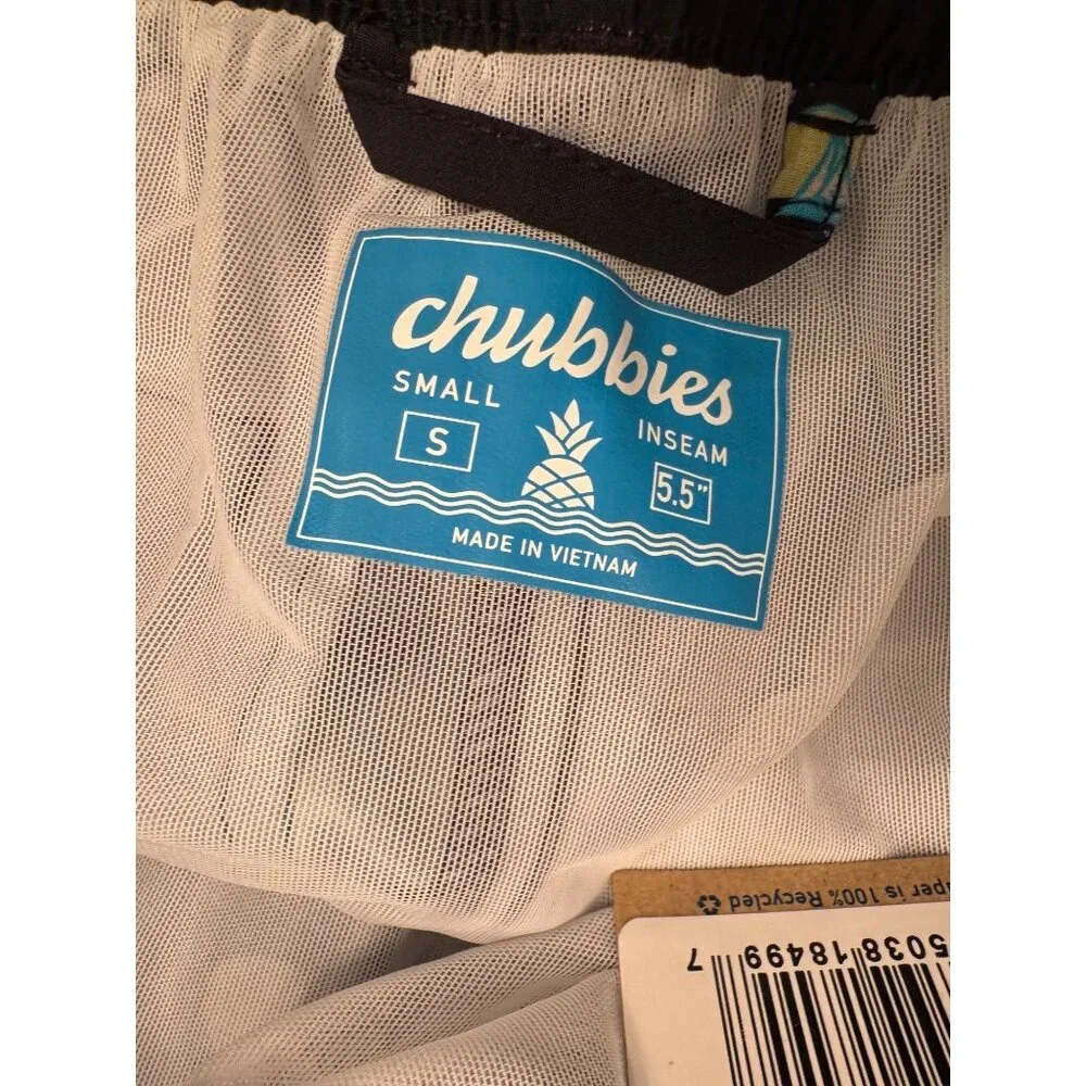 Chubbie's Classic Lined 5.5-Inch Swim Trunks NWT The Beach Essentials $70